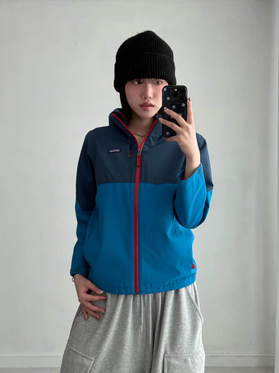 파타고니아 블루 바람막이 상품이미지2