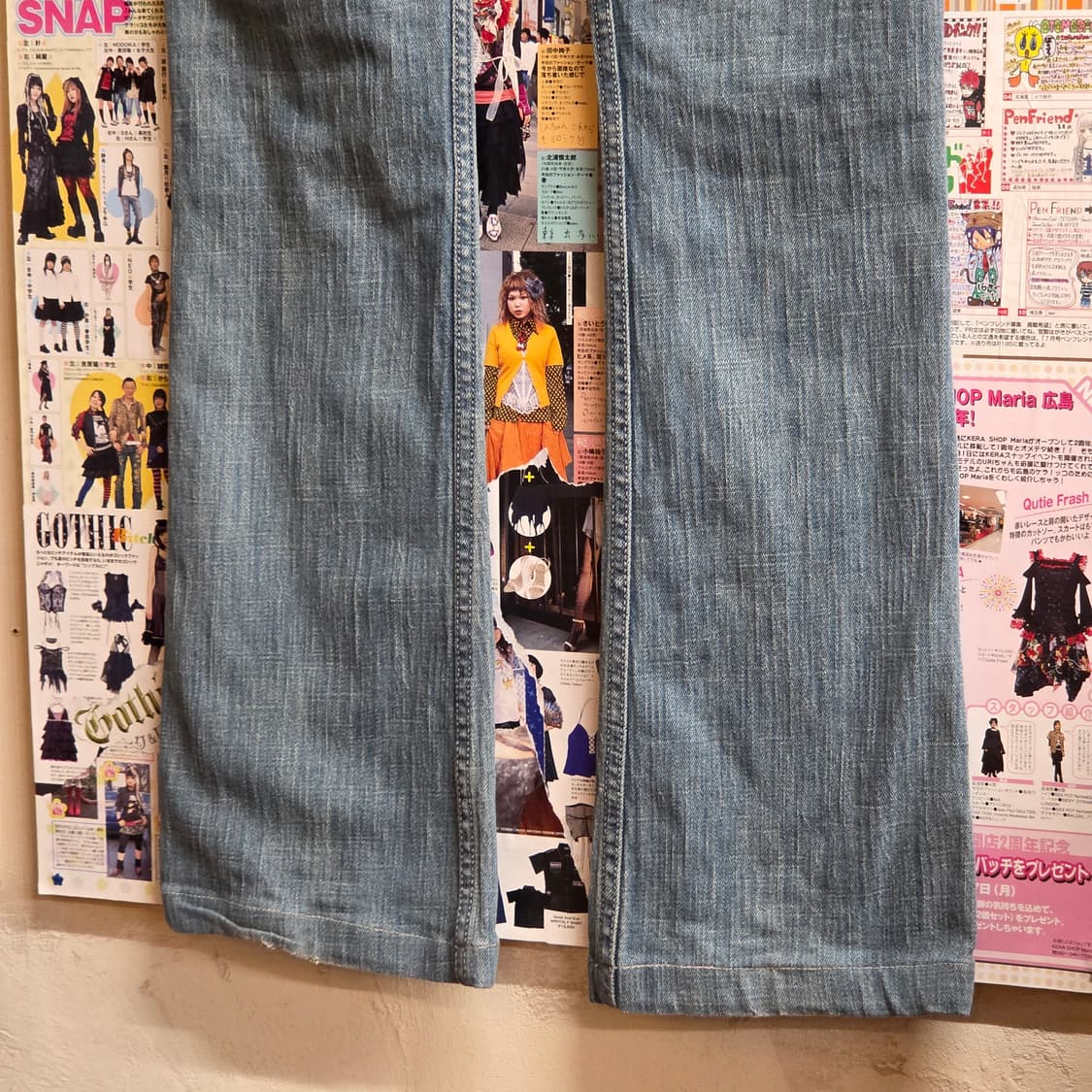 엔틱 데님 USA 웨스턴 자수 부츠컷 팬츠 상품이미지3