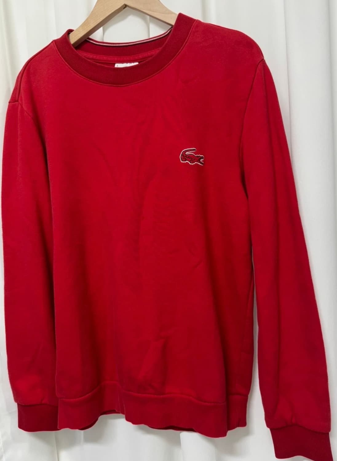 라코스테 레드 맨투맨 상품이미지3