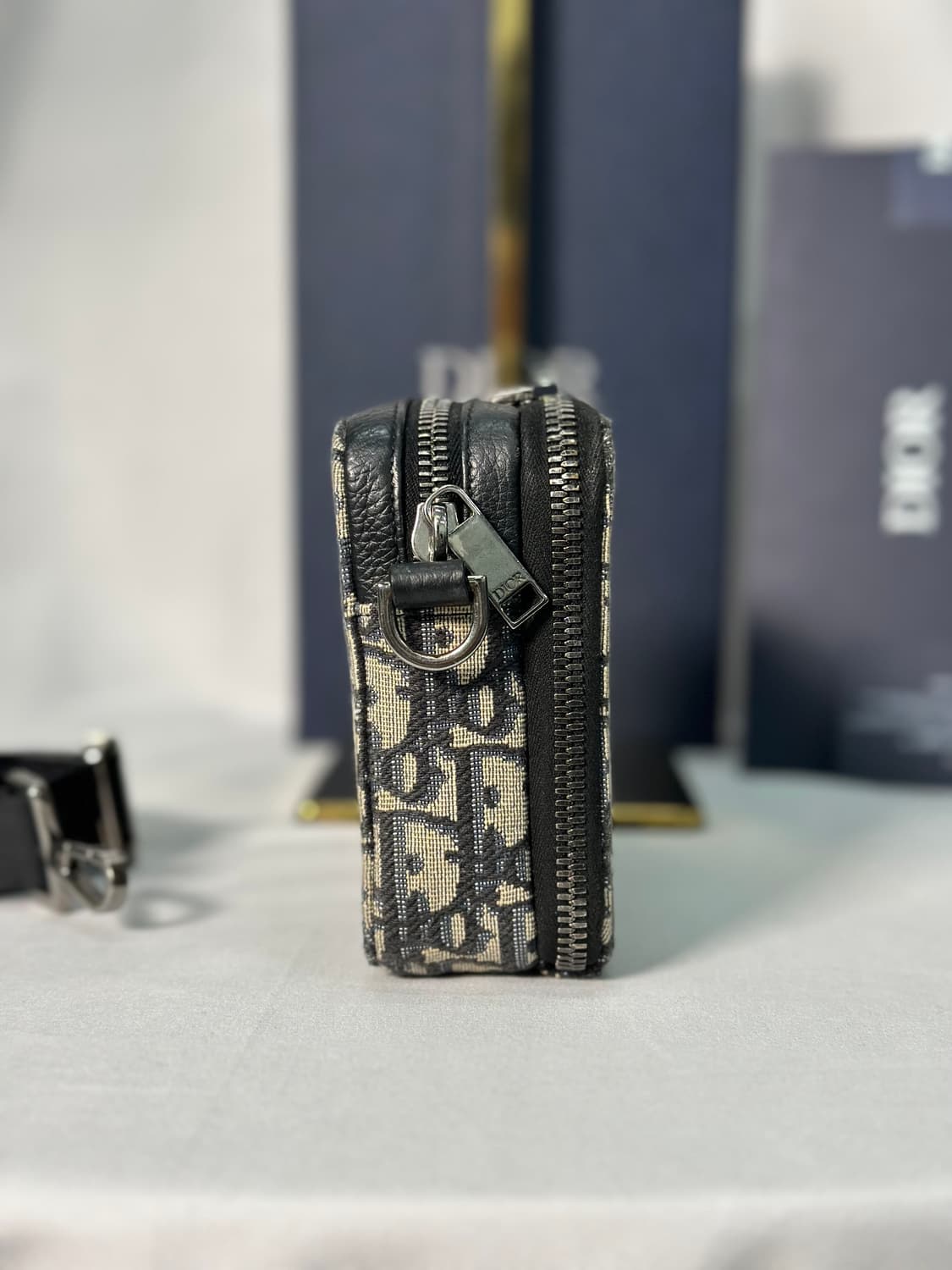 디올 오블리크 메신저 파우치 크로스백 상품이미지5