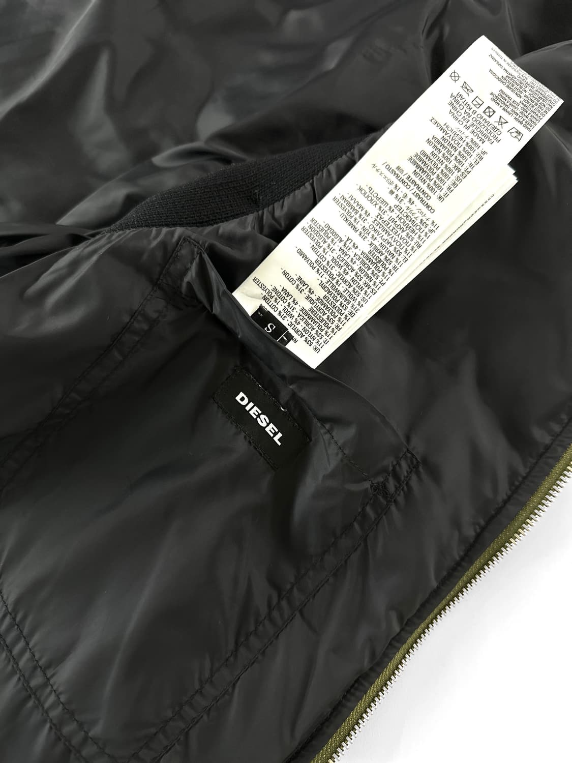 디젤 페어 아일 니트 믹스 퀼팅 베스트 상품이미지10