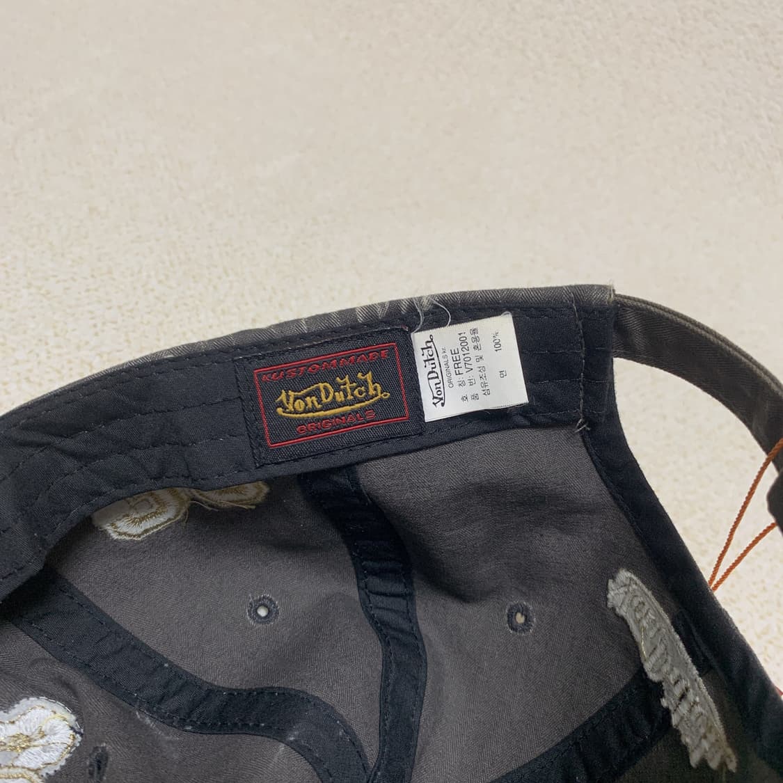 본더치 워싱 빈티지 캡 모자 볼캡 상품이미지7