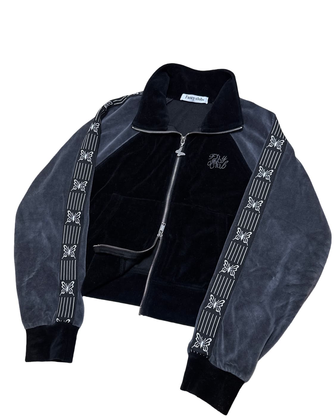 팬시클럽 벨벳 트랙탑 져지 상품이미지3