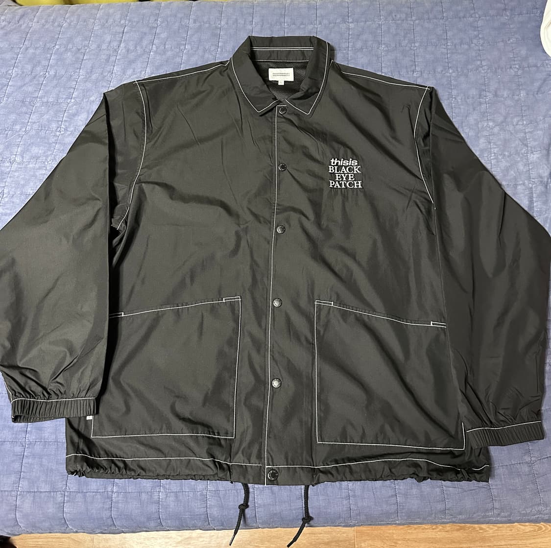디스이즈네버댓 X 블랙아이패치 코치 자켓 상품이미지1