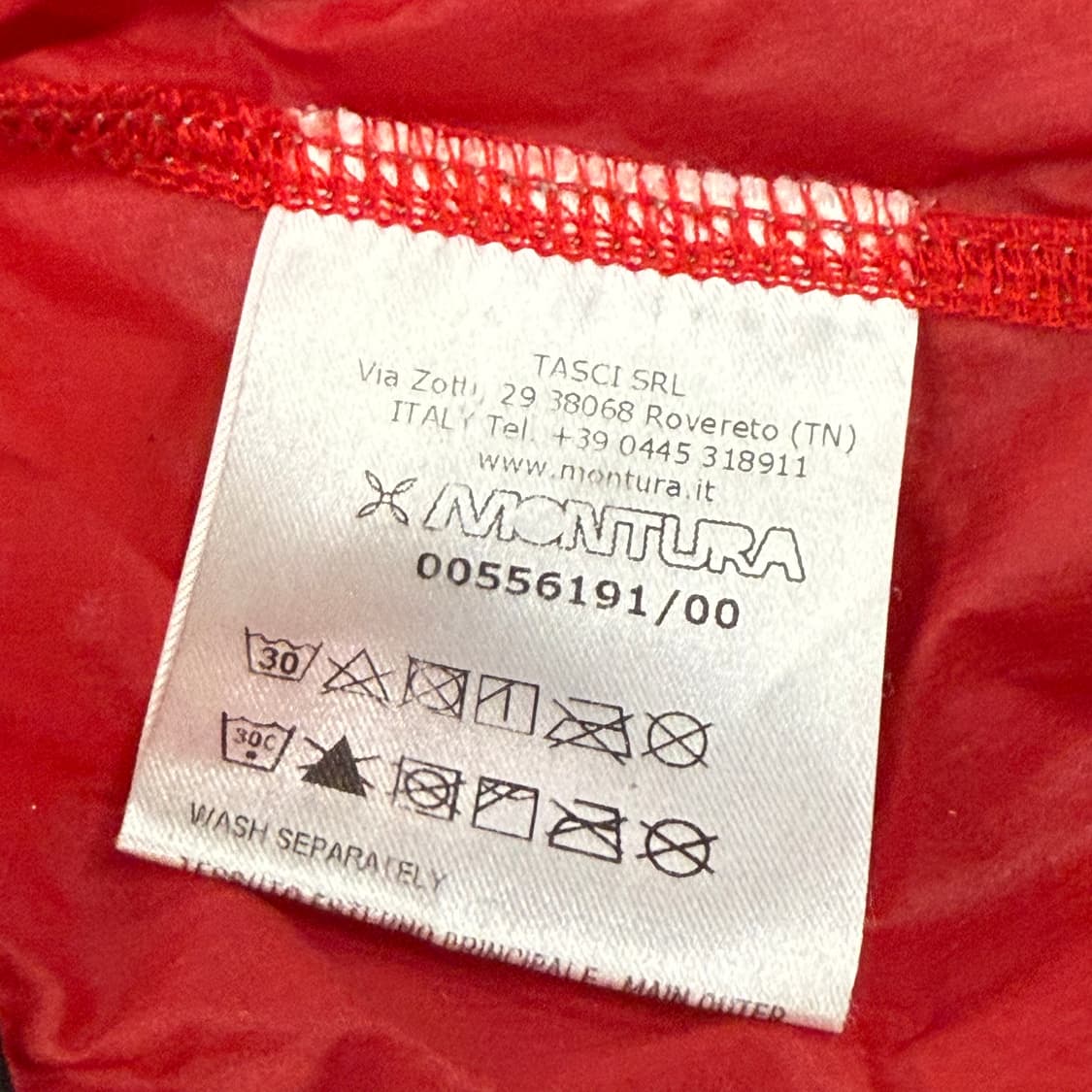 [정품] 몬츄라 바람막이 자켓 레드 b8 상품이미지7