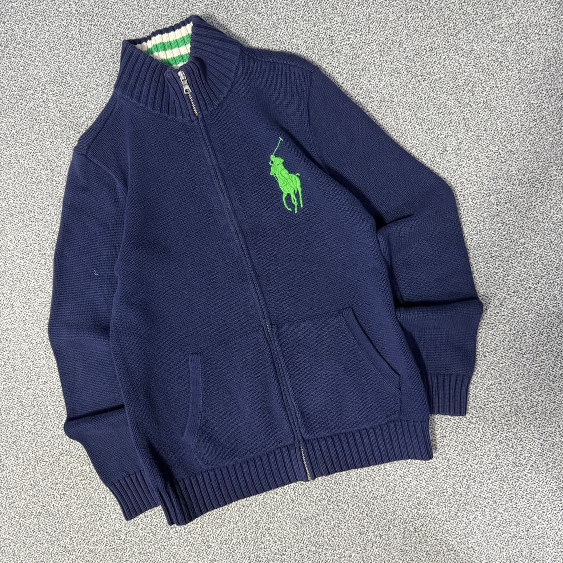 폴로 랄프로렌 빅포니 니트집업 상품이미지1