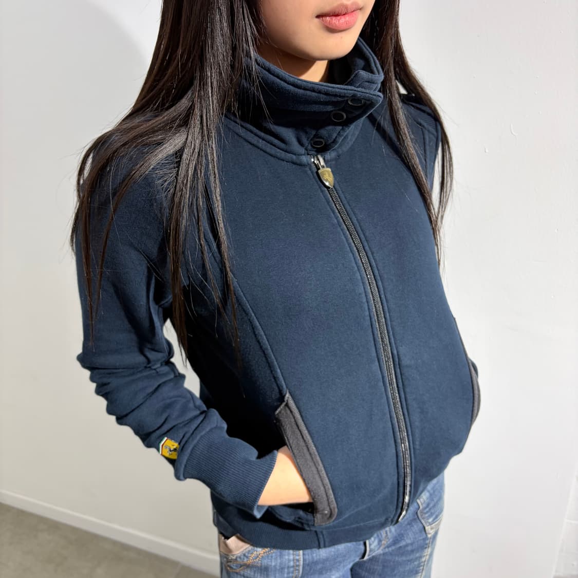 퓨마 x 페라리 코튼 하이넥 자켓 집업 상품이미지2