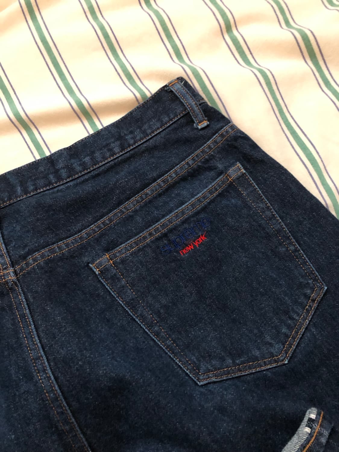 슈프림 배기진 36 Japan Selvedge Indigo Raw 상품이미지10