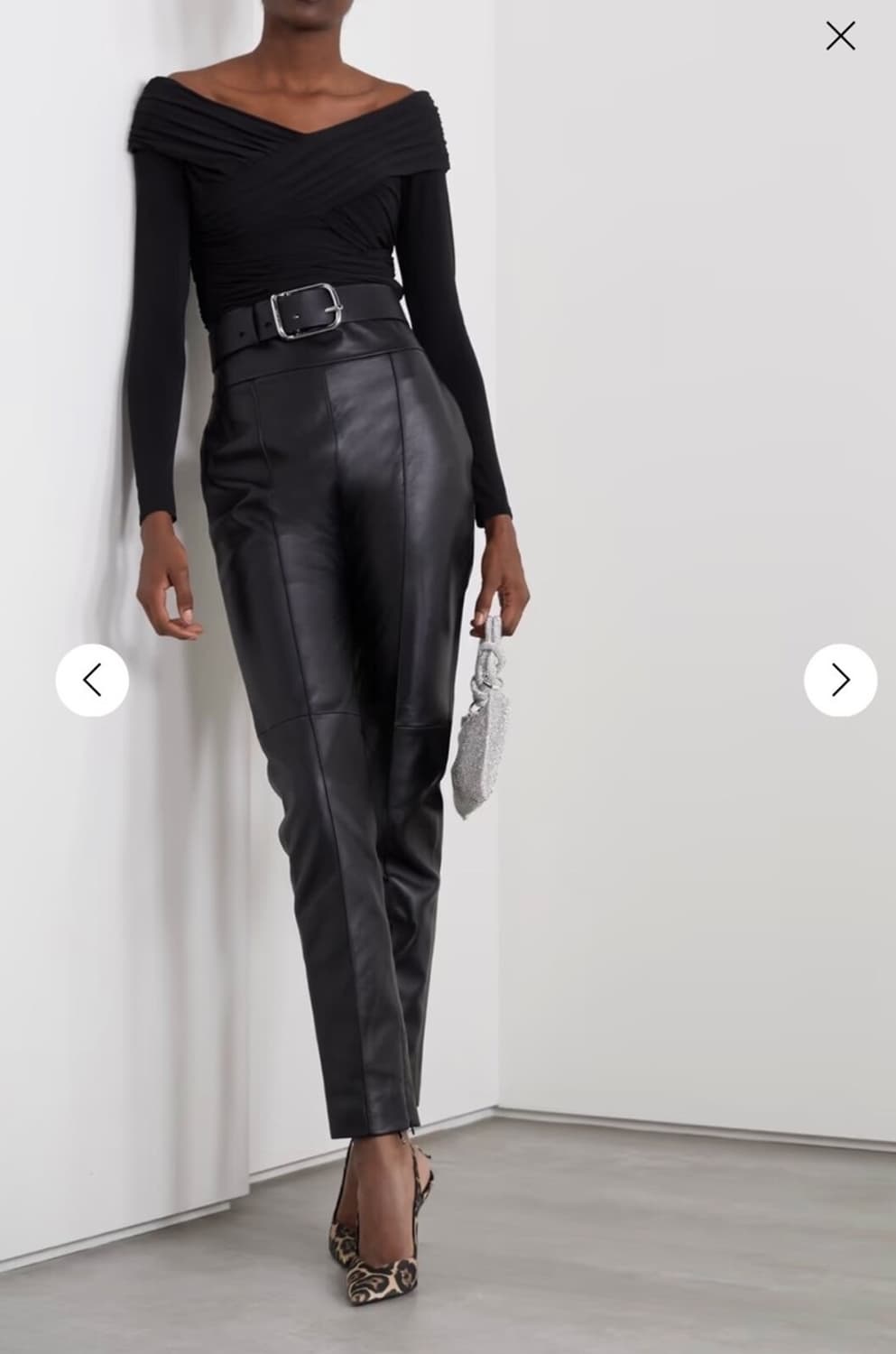 셀프 포트레이트 오프숄더 셔링 긴팔 탑 사이즈 uk 8/ us 4 상품이미지3