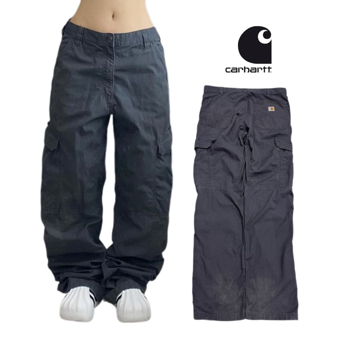 칼하트 OG 립스탑 와이드 워크 카고팬츠 상품이미지1
