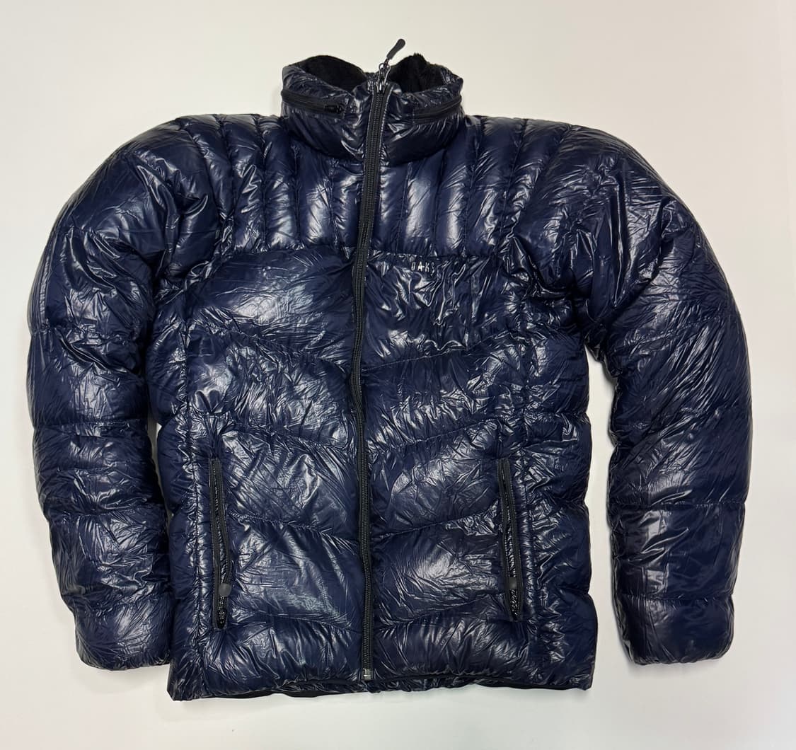 여성 닥스 daks 골프 구스다운 네이비 유광 후드 패딩 상품이미지1