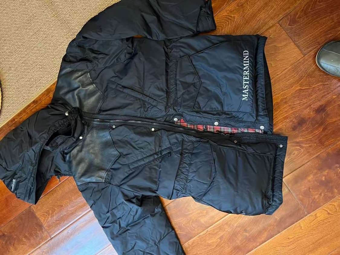 정품 마스터마인드 월드X록키 마운틴 페더베드 다운 마운틴 파카 블랙 44 상품이미지2