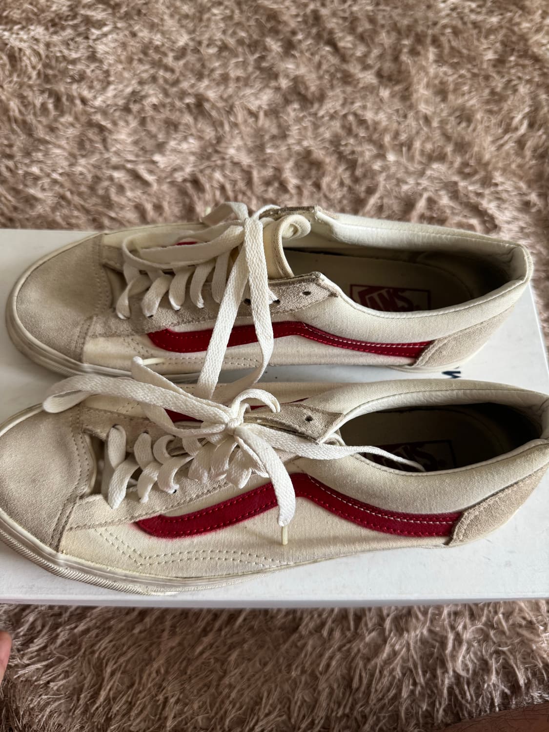 (41) 반스 스타일36 아이보리 레드 상품이미지3