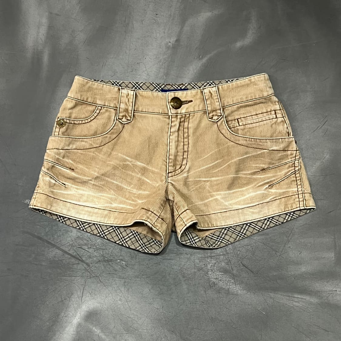  버버리 블루라벨 코듀로이 숏 팬츠 y15890 상품이미지1