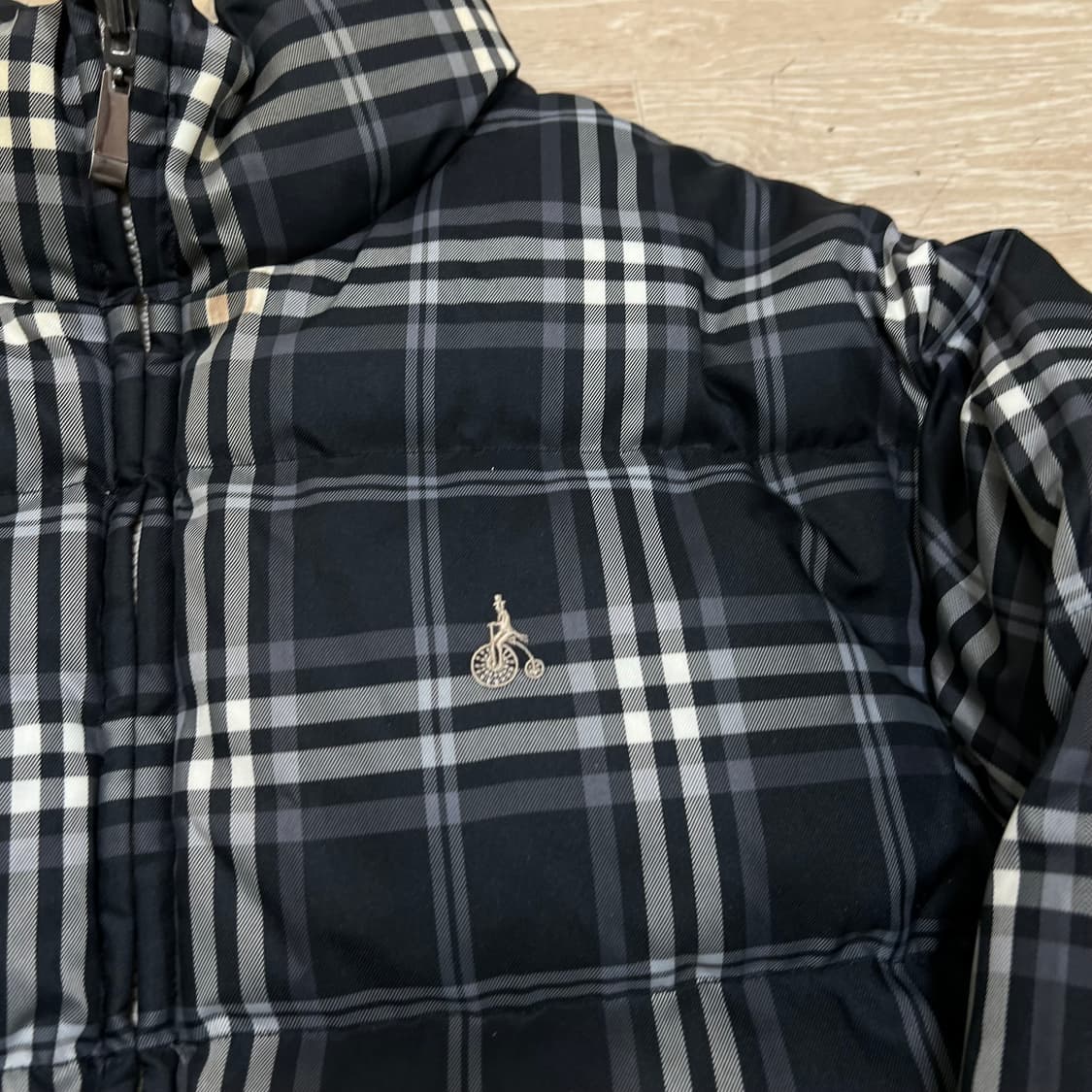 빈폴 덕다운 리버시블 체크 푸퍼패딩 점퍼 [블랙] L/100 상품이미지4