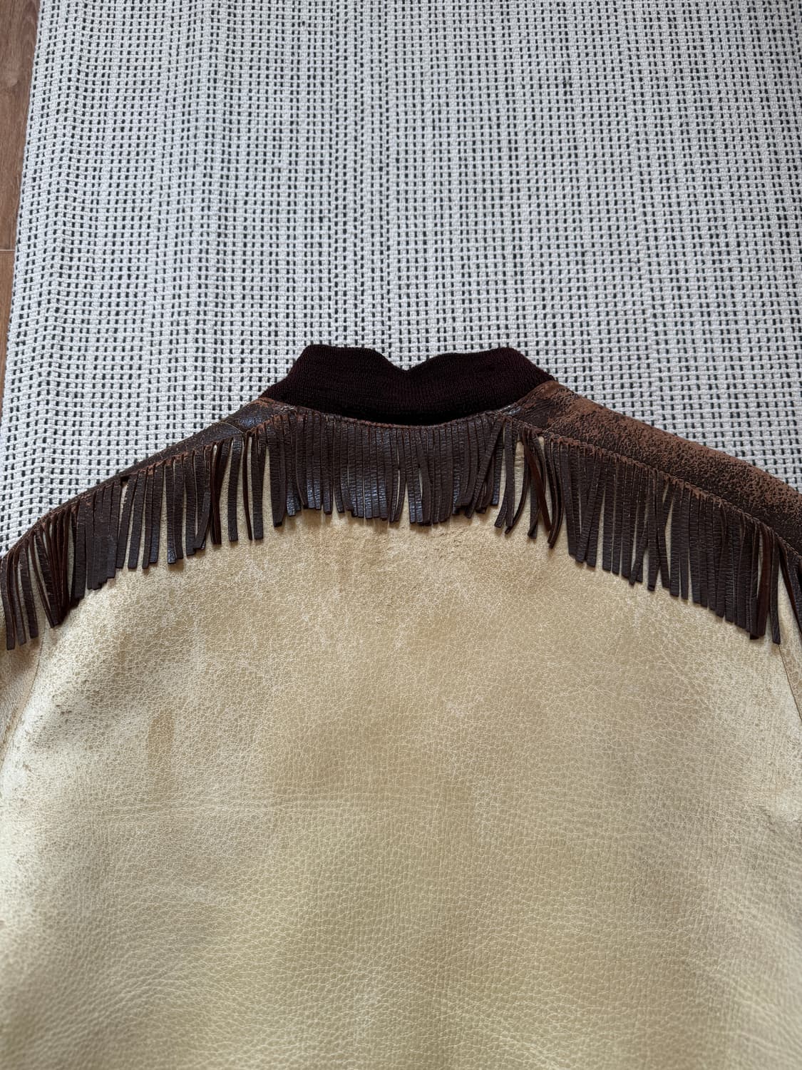 60s 레더 프린지 웨스턴 봄버 자켓 상품이미지7