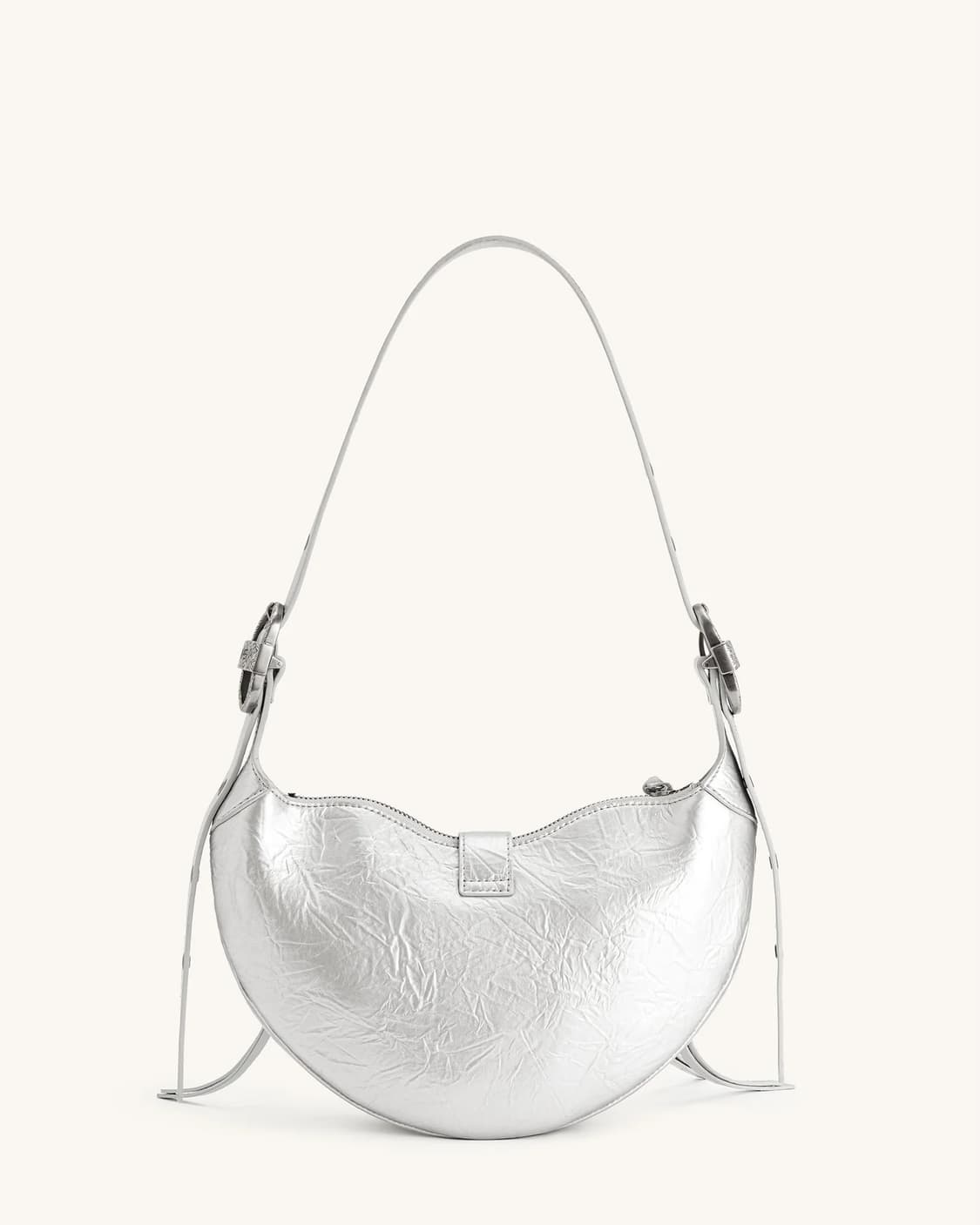 Tessa Metallic Pleating Shoulder Bag - S 상품이미지2