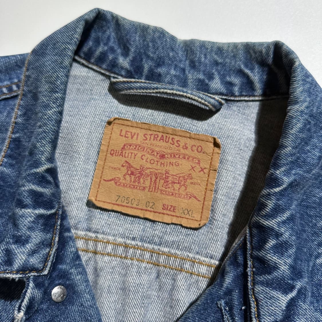 리바이스 USA XX 데님 트러커 자켓 상품이미지3