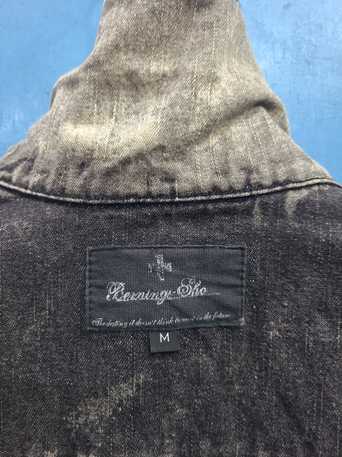 희귀템 일본 그런지펑크 버닝쇼 데님자켓 상품이미지9