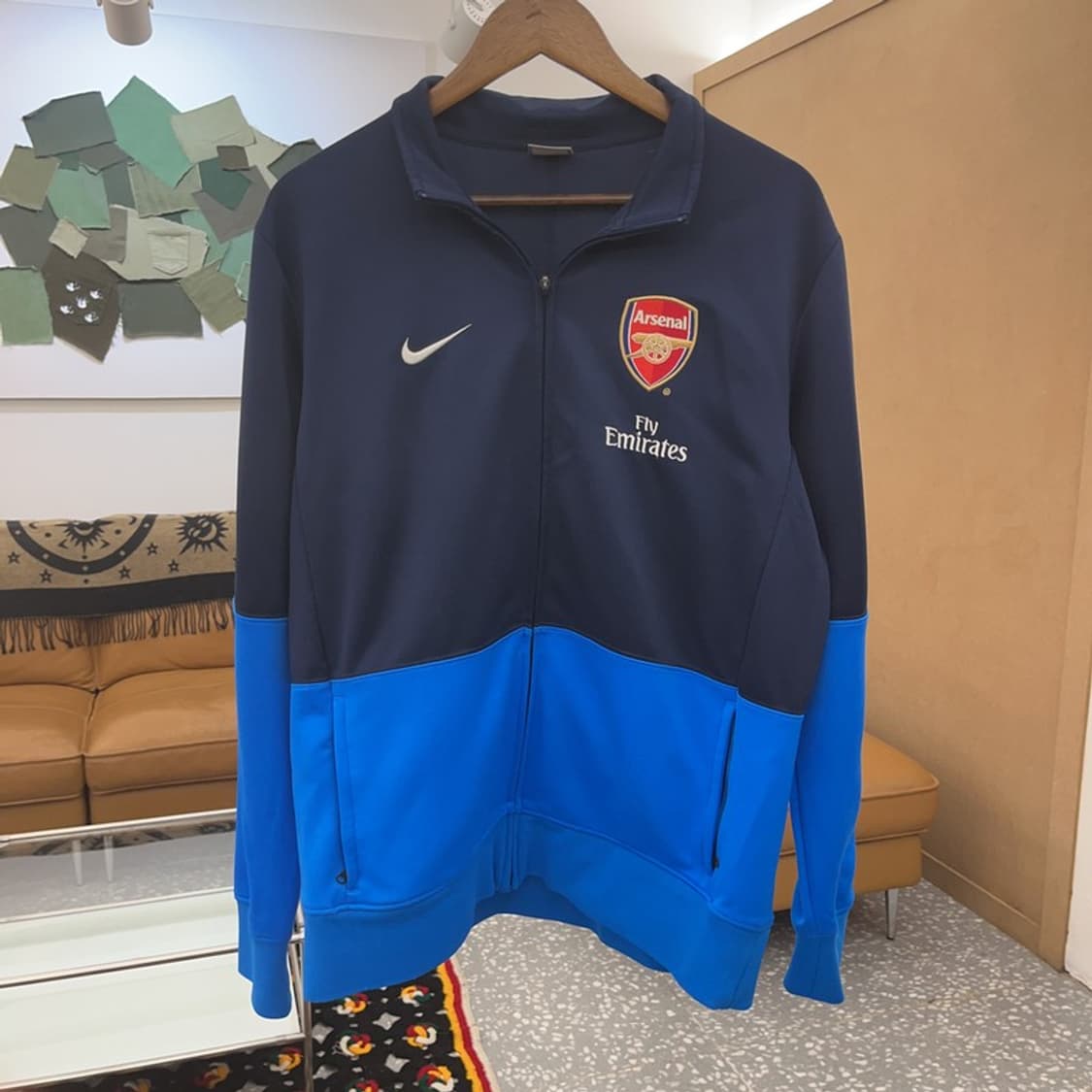 나이키 빈티지 스포티 배색 아스날 스우시 져지 집업 L C08133 상품이미지3