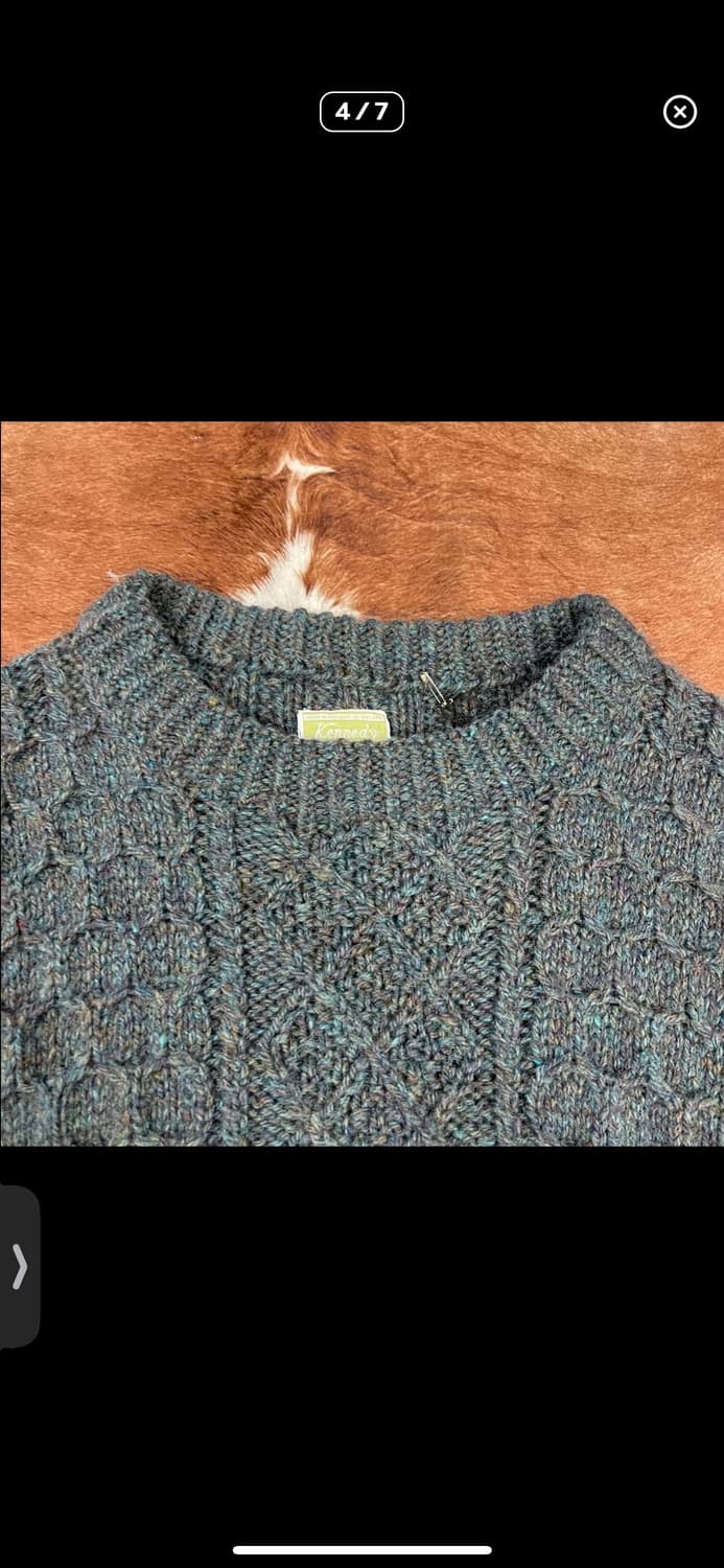 100%wool hand knit 상품이미지4