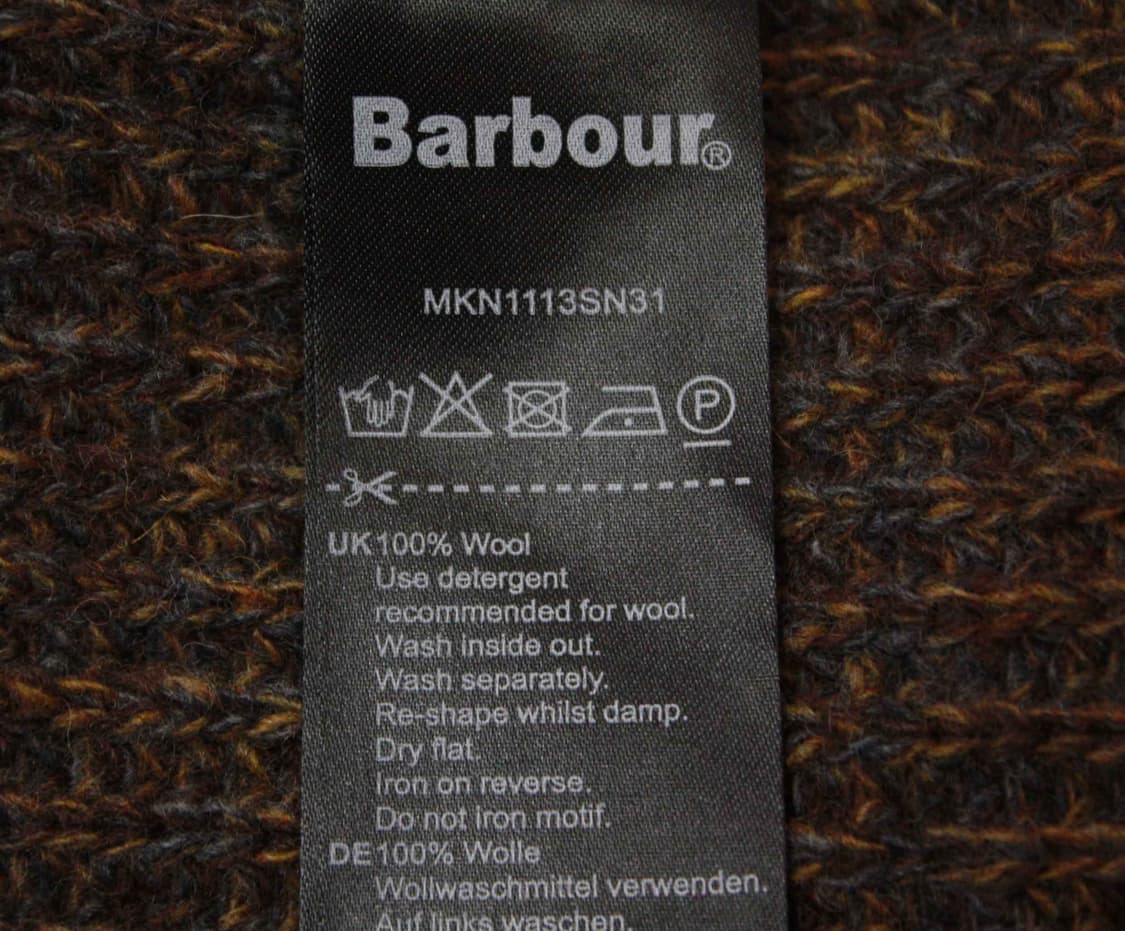 N-10434/바버 정품 남성용 니트 M 상품이미지4