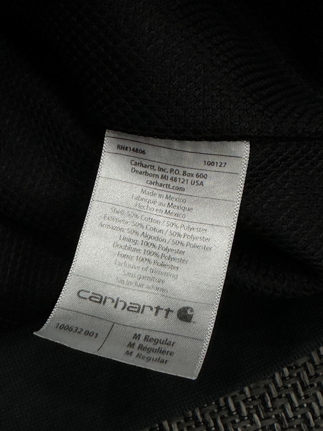 칼하트 레인티펜더 후드집업 상품이미지5