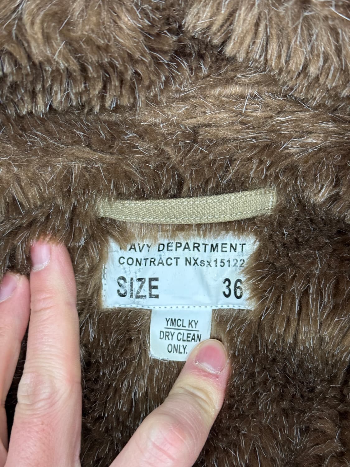  NAVY department N-1 덱 자켓 에이징 안된 S급 상품이미지4