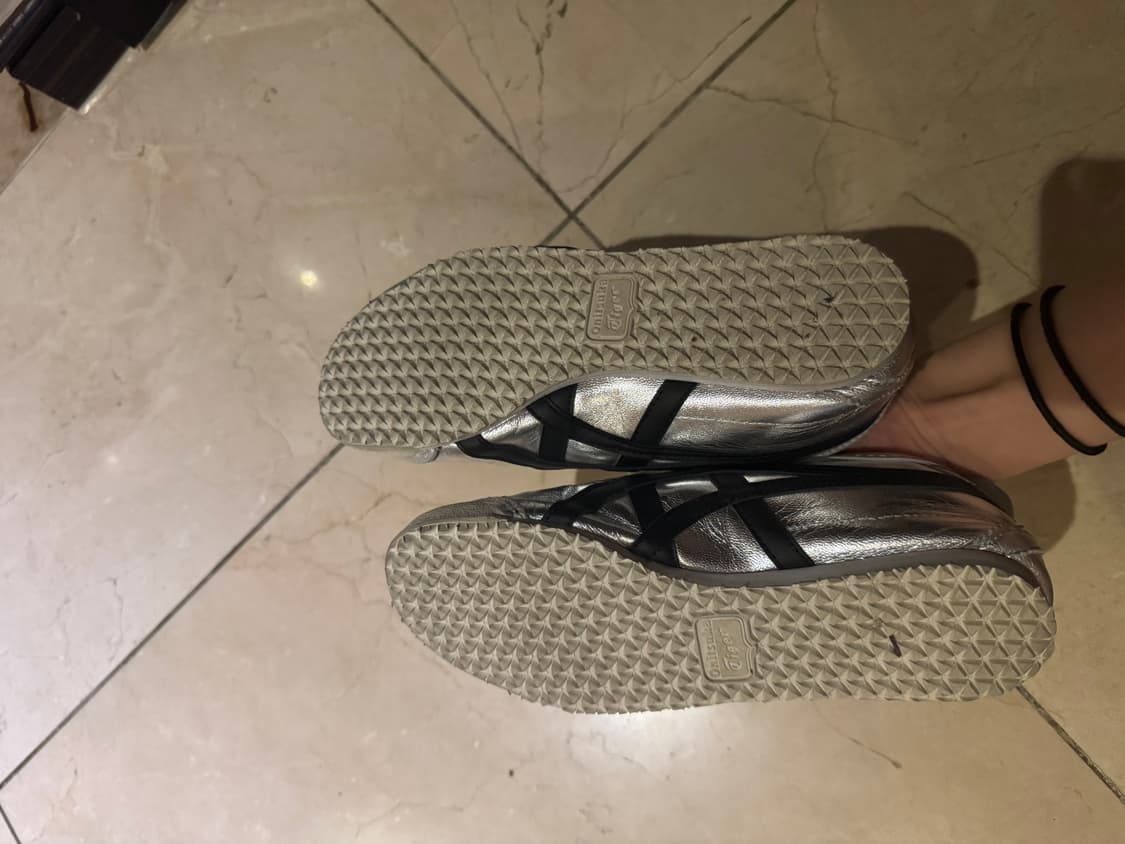 오니츠카 타이거 멕시코 66 퓨어 실버 블랙 (Eu37) 상품이미지5