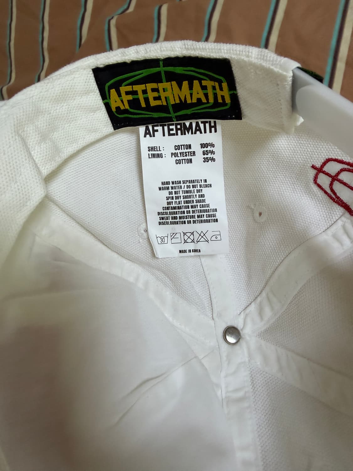 애프터매스 CIGAR 5 PANEL BALL CAP 오프화이트 컬러 상품이미지6