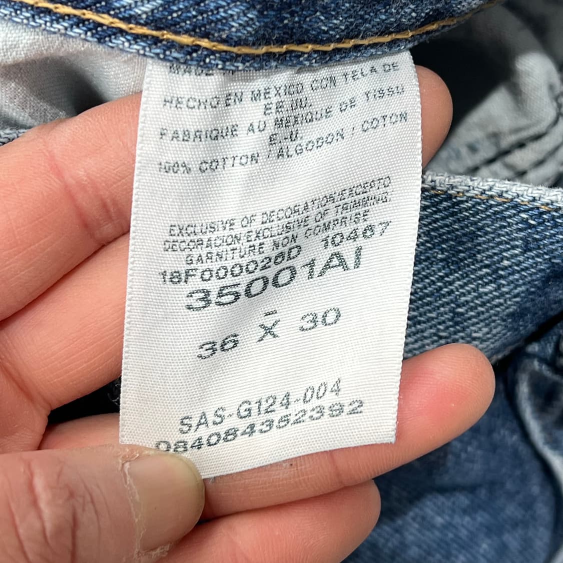 랭글러 워크 데님팬츠 s09391 상품이미지6