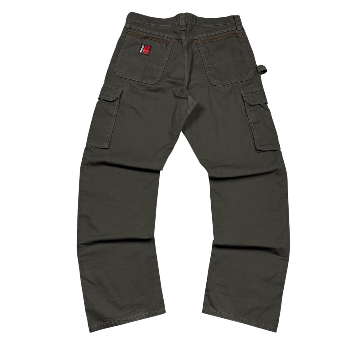 랭글러 카키컬러 카펜터 립스탑 카고 팬츠 상품이미지1