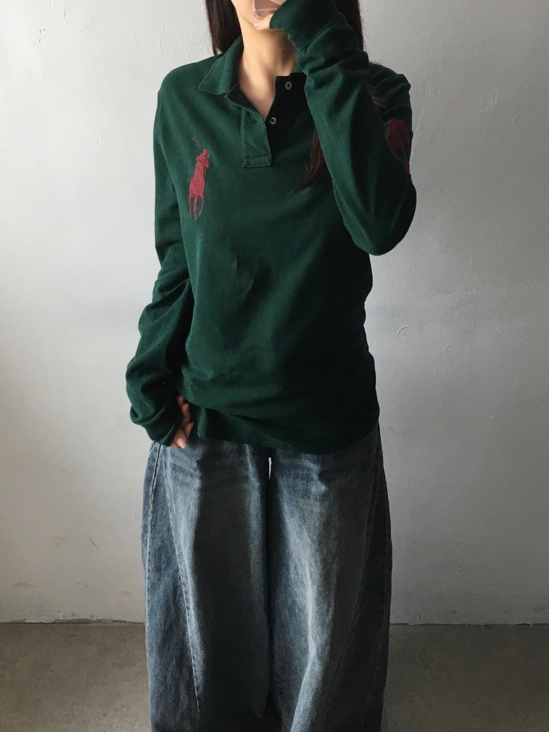 폴로 랄프로렌 빅포니 카라 롱슬리브 상품이미지1
