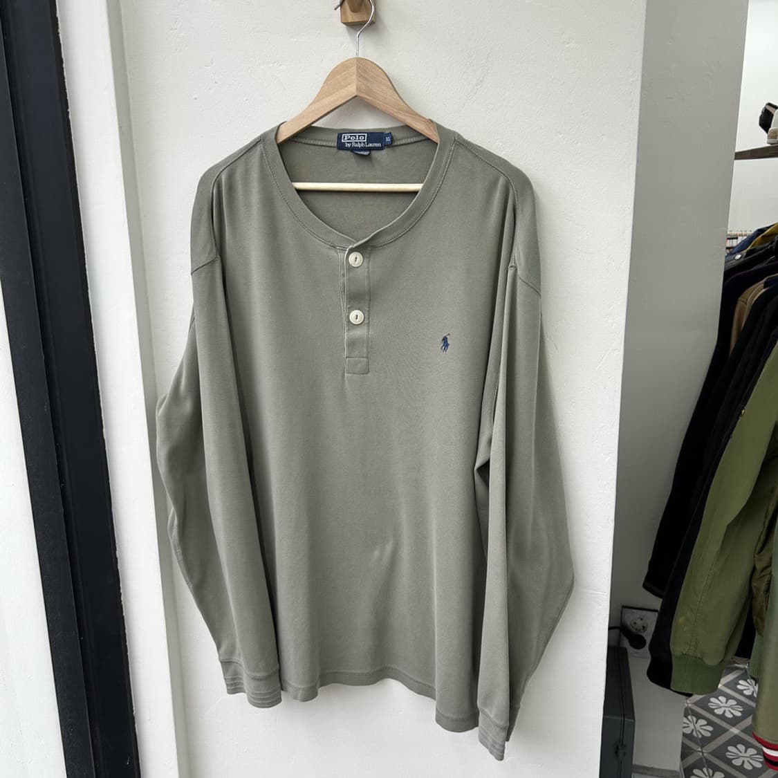 16363 - 폴로 랄프로렌 헨리넥 긴팔 티셔츠 상품이미지2