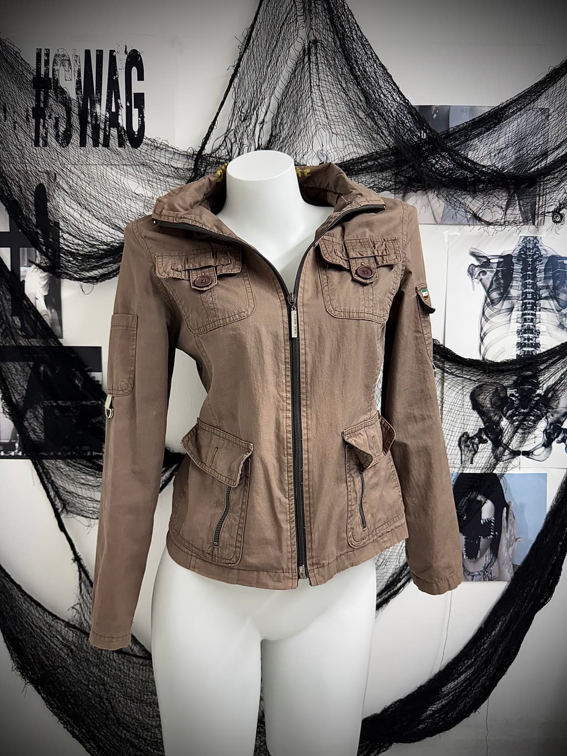 00s pocket detail hood zipup 상품이미지1