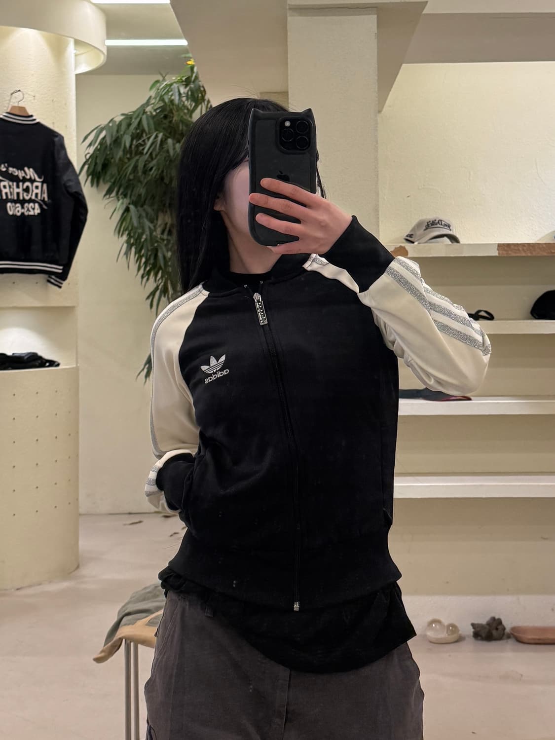 아디다스 슈퍼걸 글로시 배색 져지 U136 상품이미지1