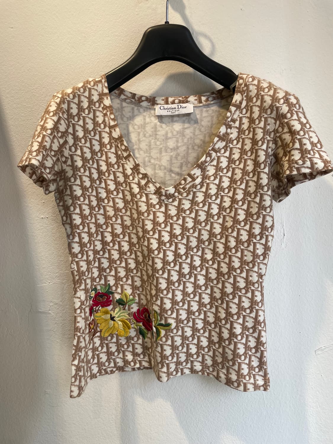  디올 자수 반팔 티셔츠  상품이미지5