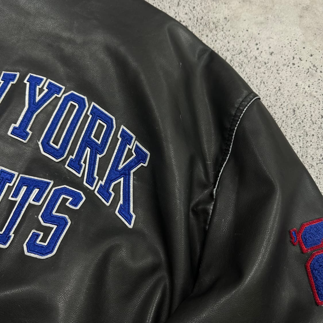 ✨ (바배) 자라 x NFL 레더 가죽 봄버 바시티 자켓  상품이미지9