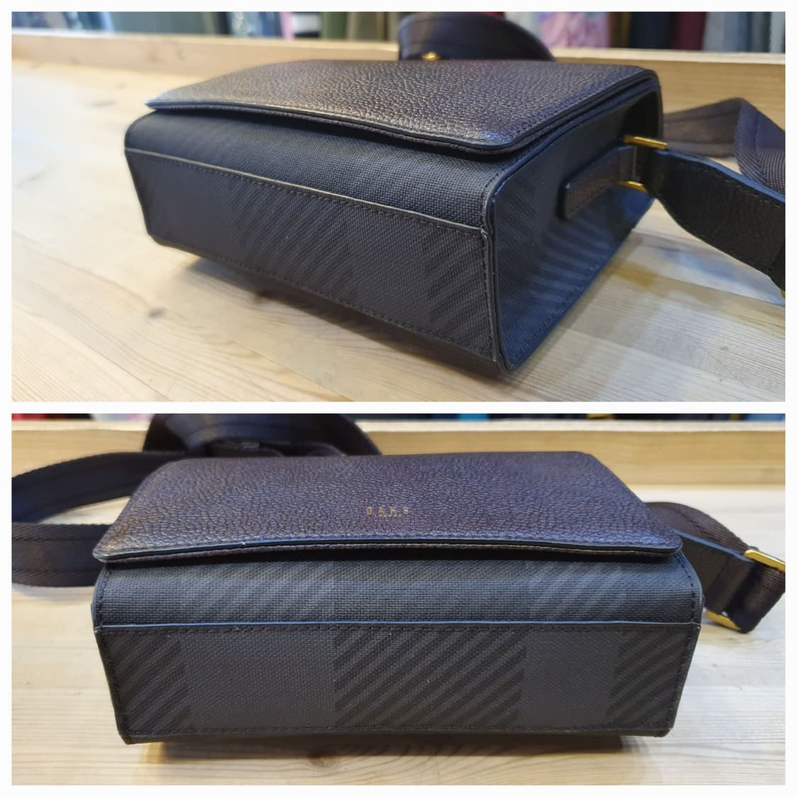 닥스 패턴 레더 크로스백 상품이미지4