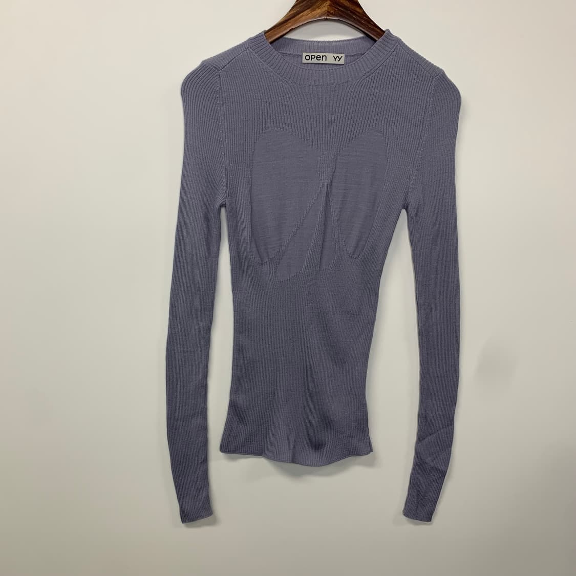 오픈와이와이 골지 니트 탑 상품이미지2