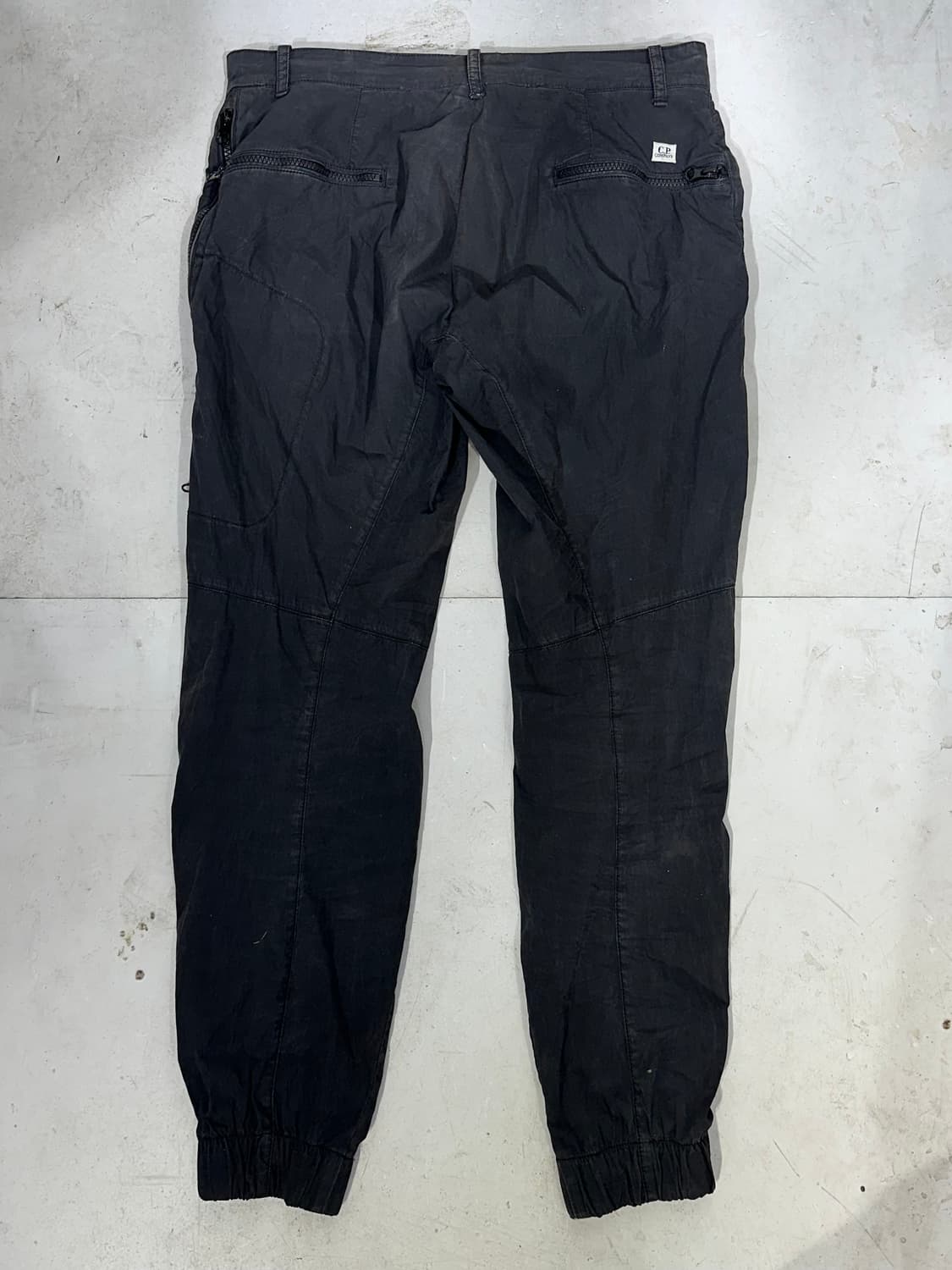 Cp 컴퍼니 씨피컴퍼니 블랙 새깅 힙합 팬츠 트랙 조거 팬츠  상품이미지5