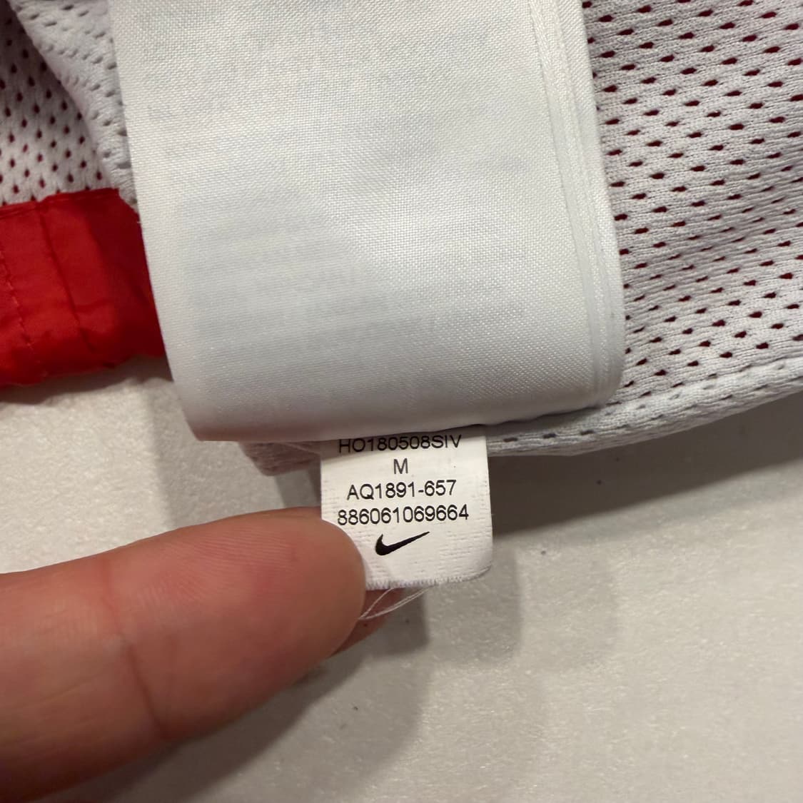 [M] 나이키 리이슈 컬러블록 바람막이 자켓 레드/블루 B291 상품이미지9