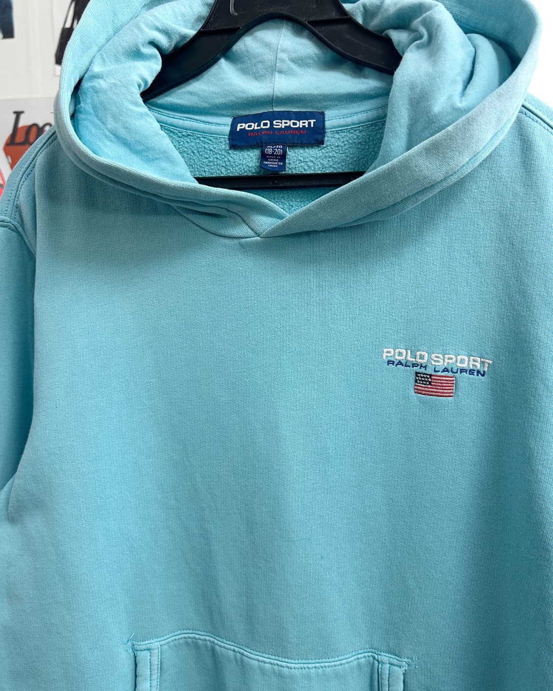 폴로스포츠 슬리브 포인트 후드티 상품이미지2