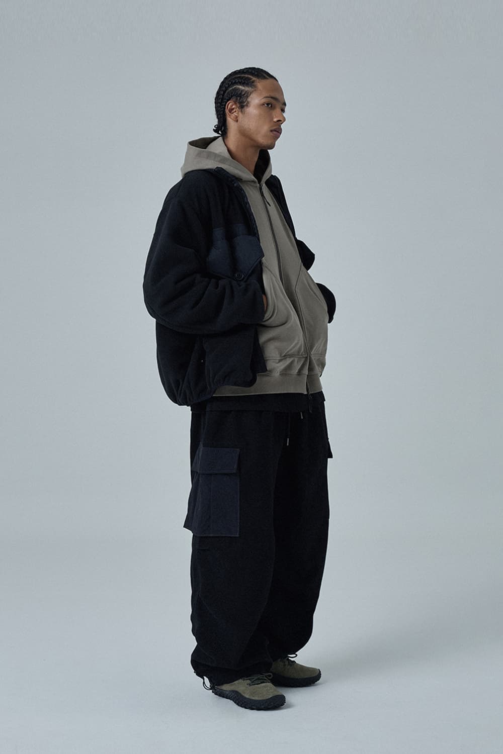 택붙은 미사용 moif 모이프 삼성물산 카고 와이드 팬츠 바지 상품이미지8