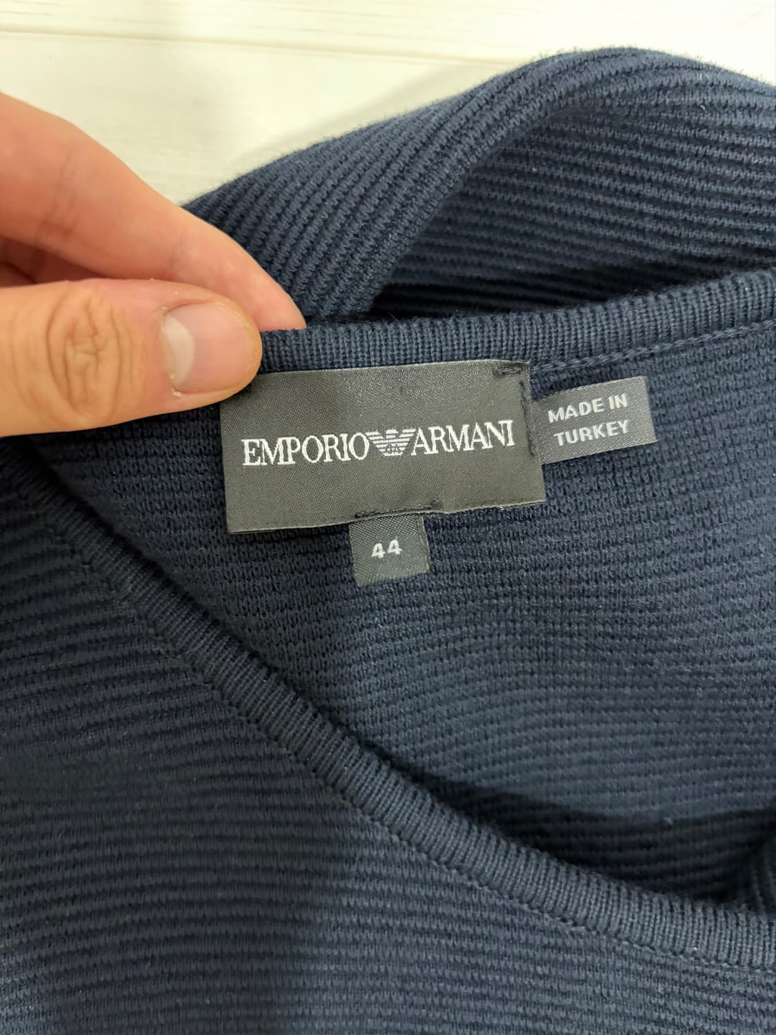 Emporio Armani Knit Biker Jacket 상품이미지4