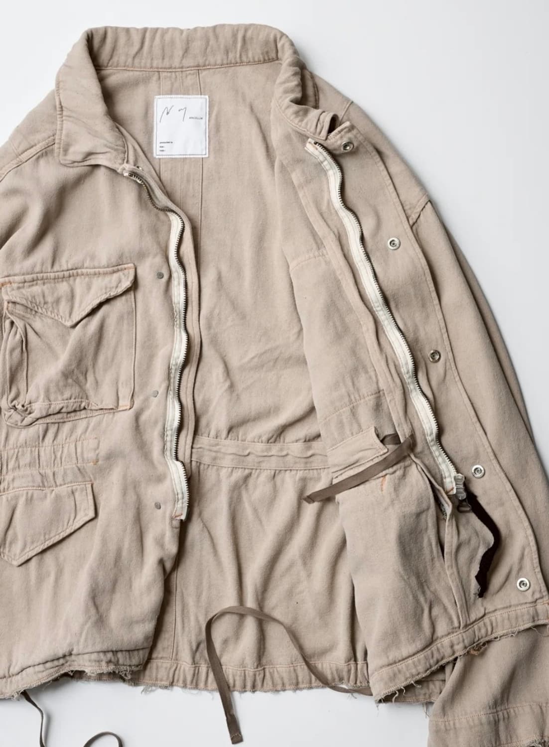 ANCELLM SILK SUEDE FIELD JACKET 25aw 상품이미지2