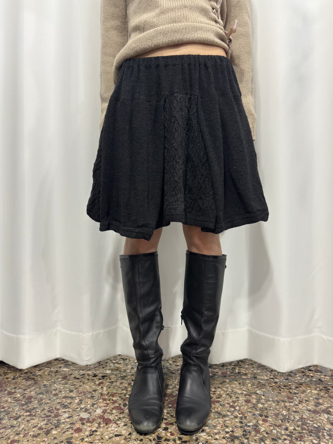zucca design knit mini skirt 상품이미지5