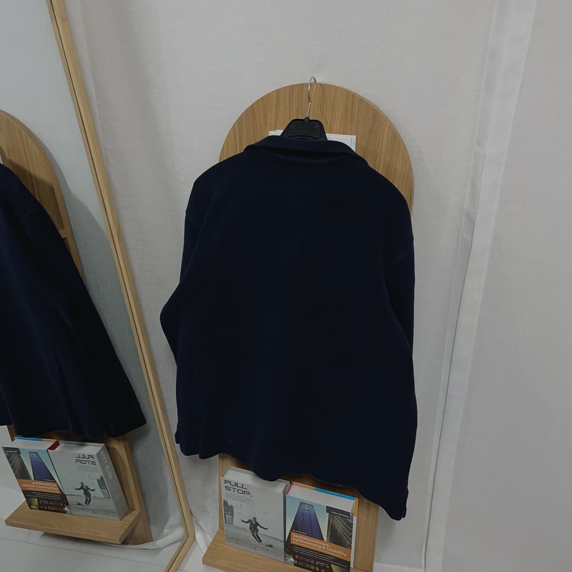 [정품] 폴로 네이비 / 버건디포니 반집업 [ L ] 상품이미지5