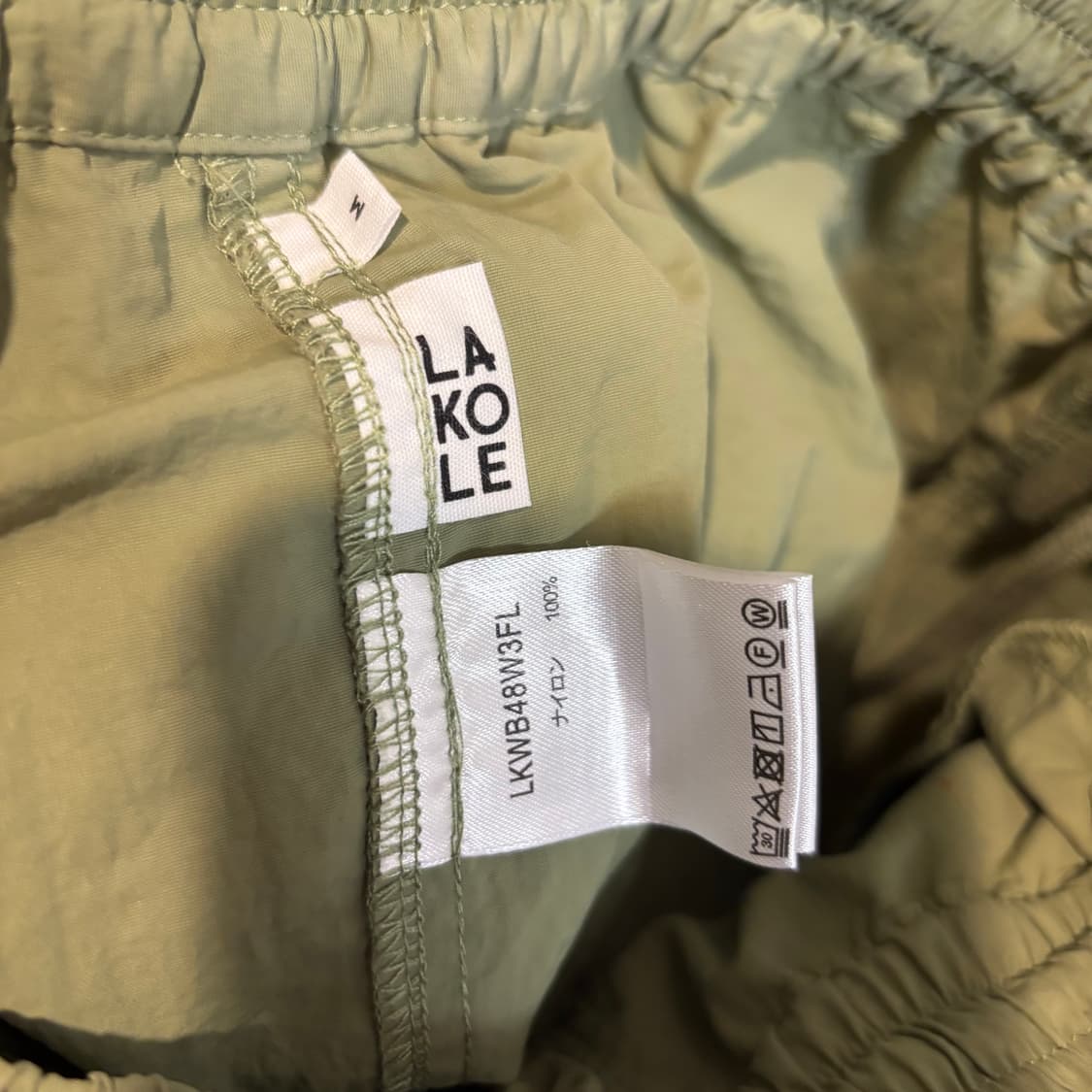 LaKole 올리브색 카고 바지 상품이미지8