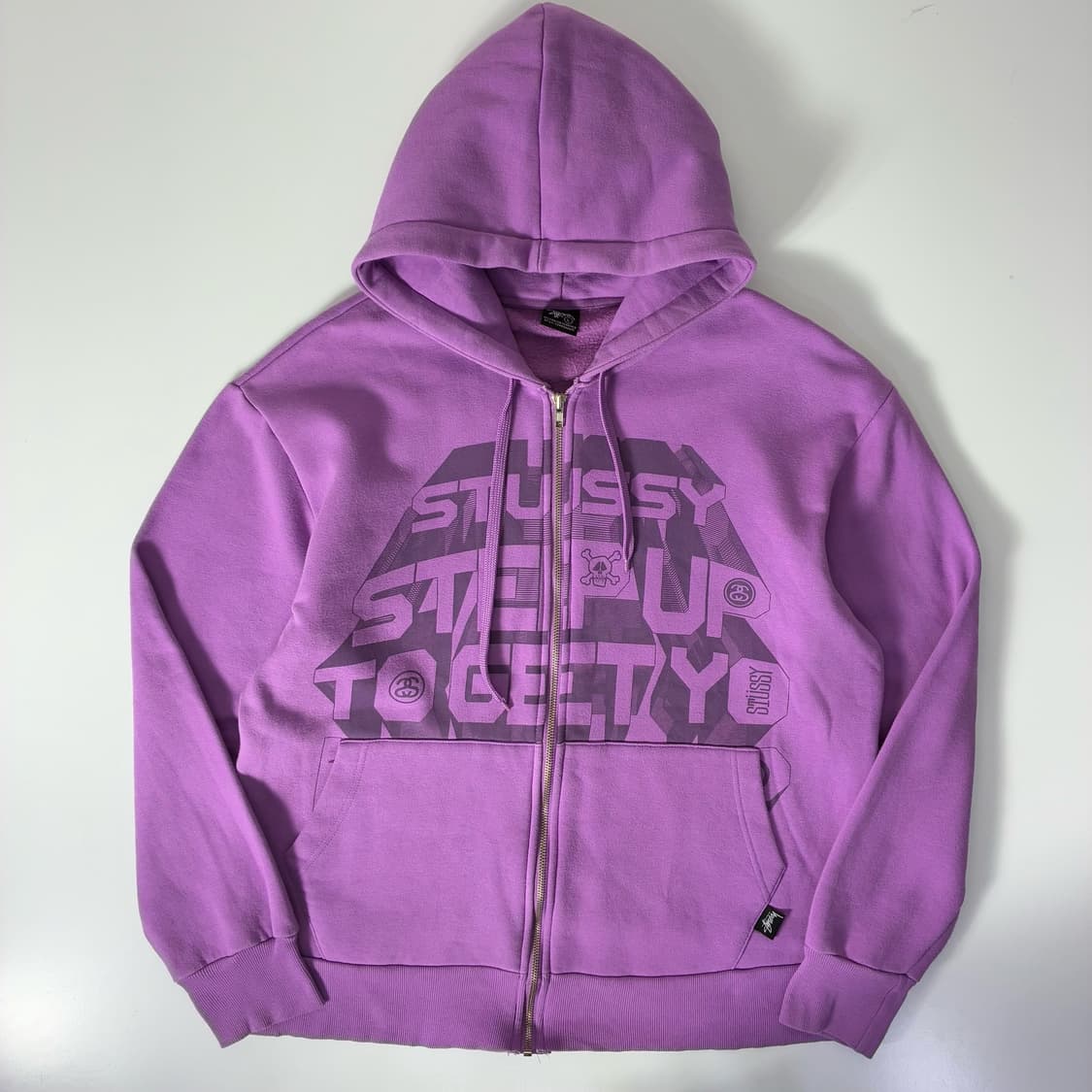 Stussy  스투시 00,s 프린팅 후드집업 상품이미지1